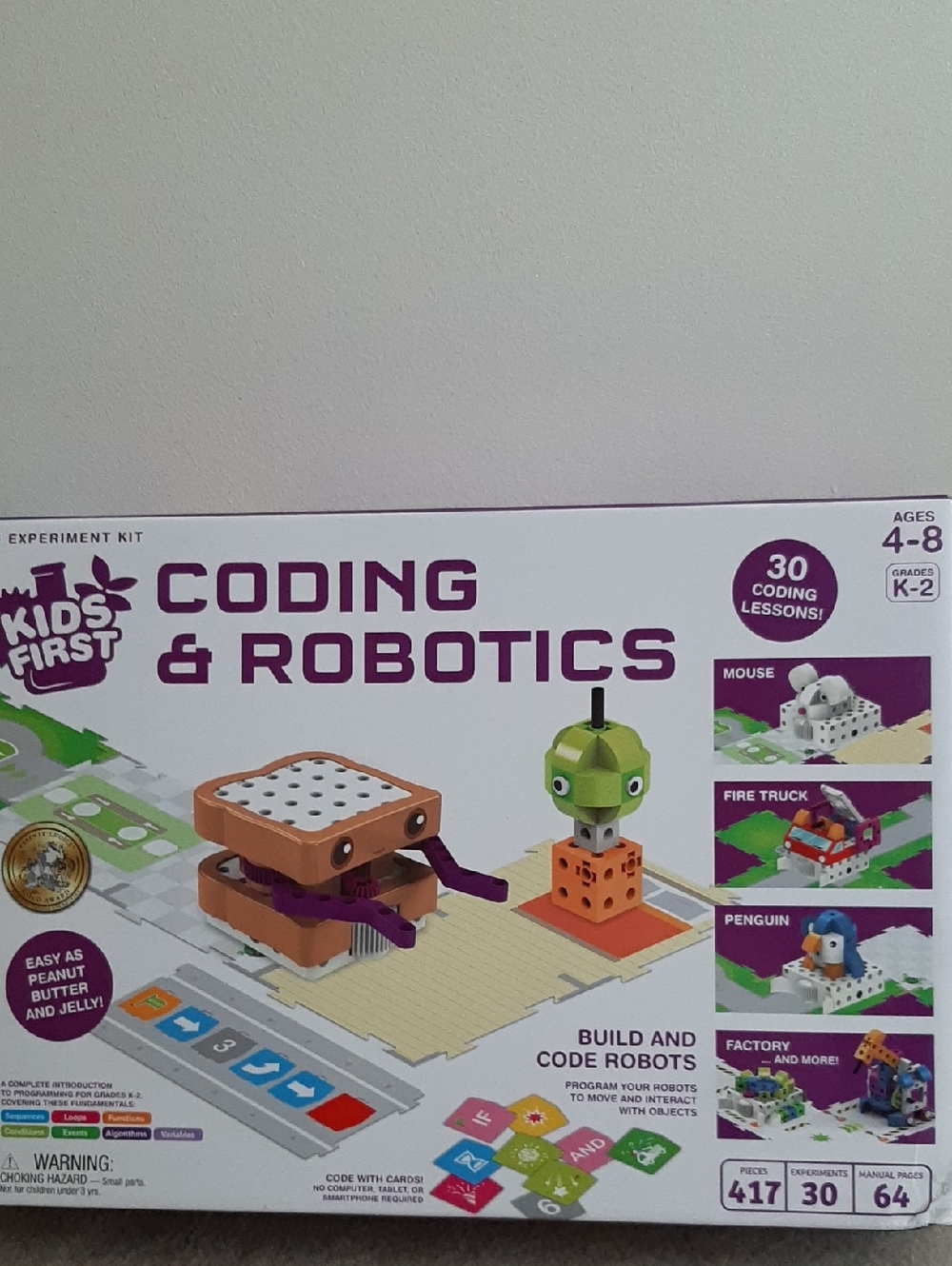 Kids First Coding & Robotics Experiment Kit Thames & Kosmos NIB